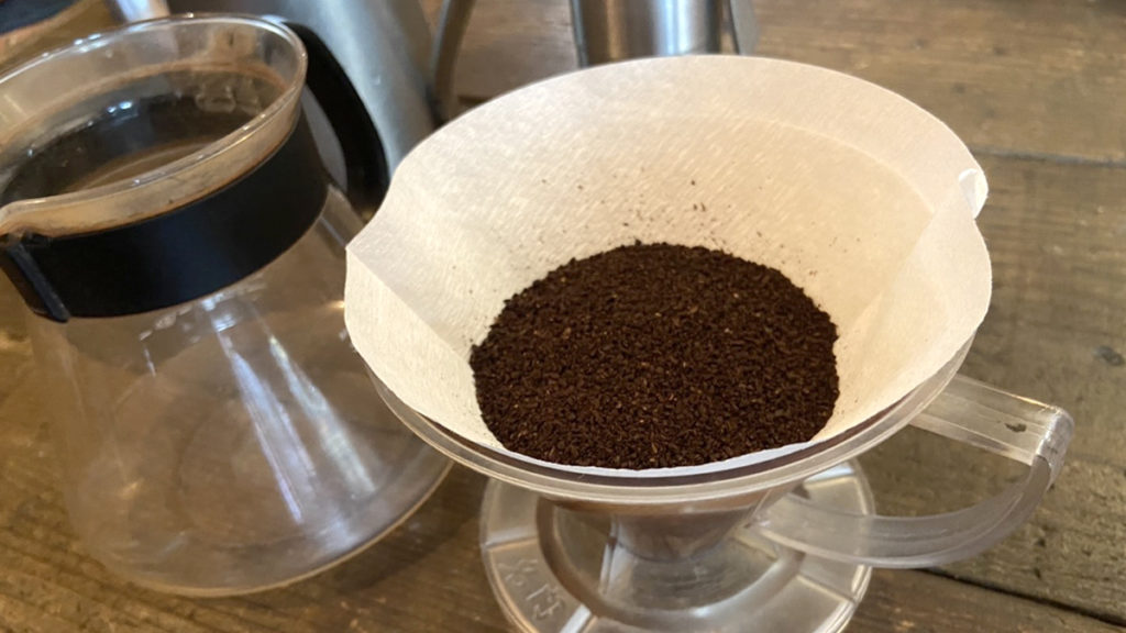 珈琲の淹れ方_コーヒー粉