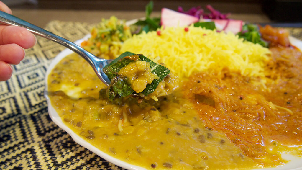 マサラモア_野菜とカレー