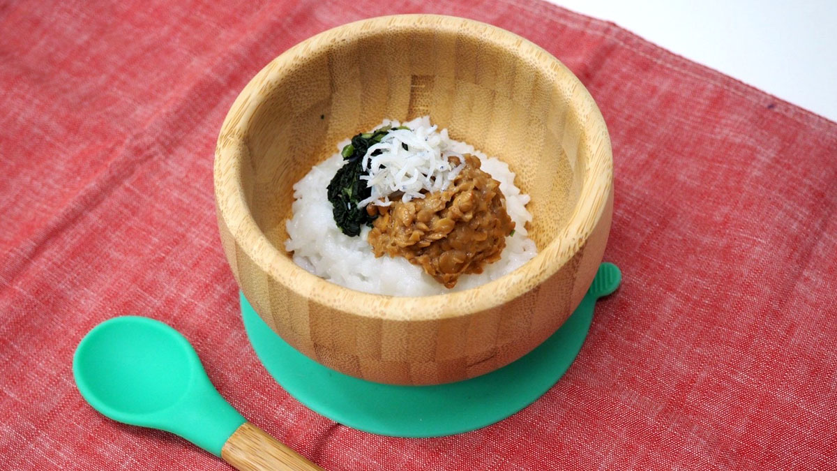 納豆を使った離乳食レシピ